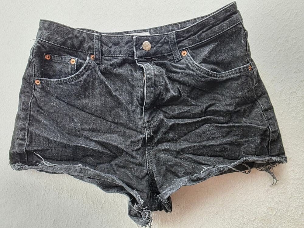 Topshop Black Mom Short Size 10